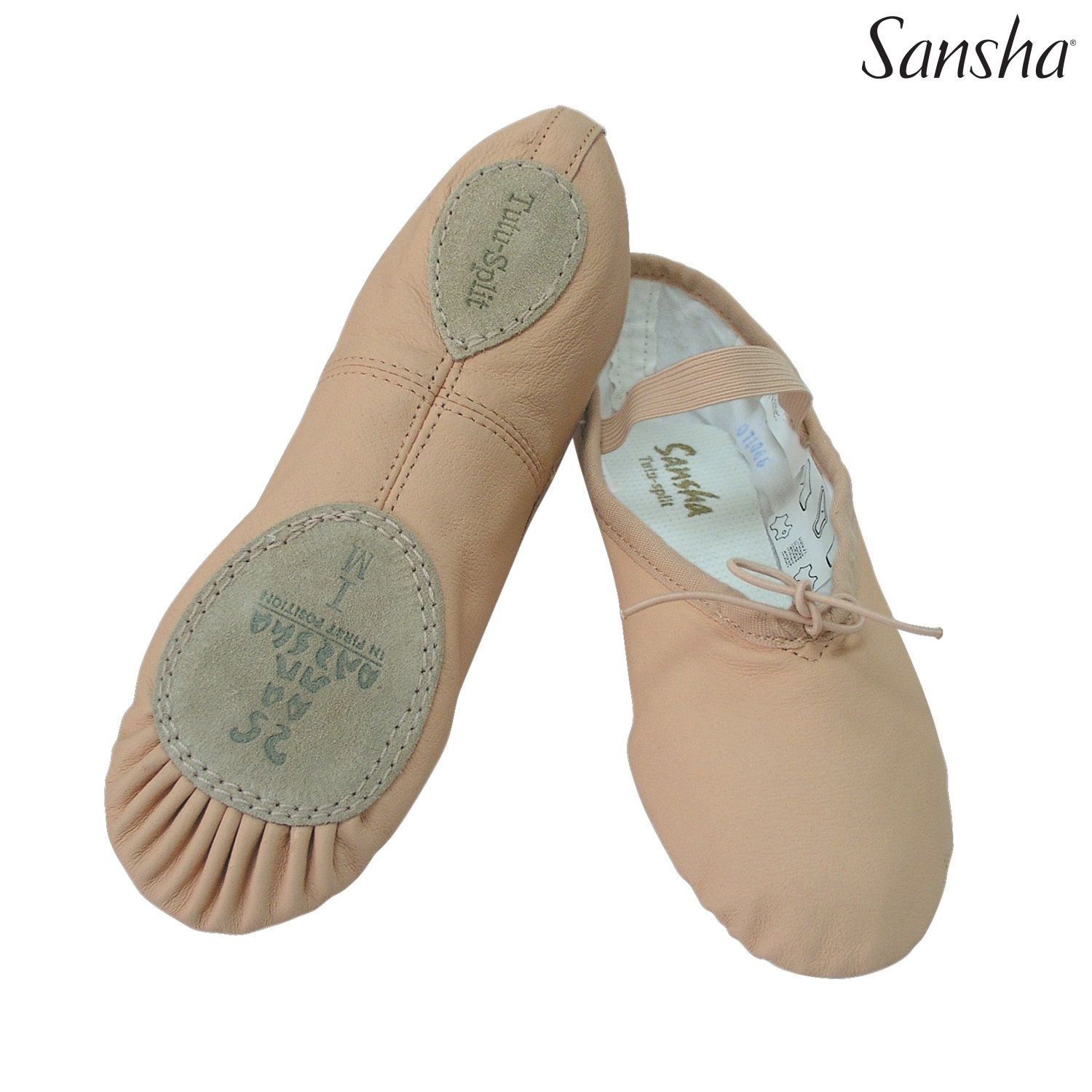 Sansha leather Ballet slippers TUTU-SPLIT 5Lpi for kids
